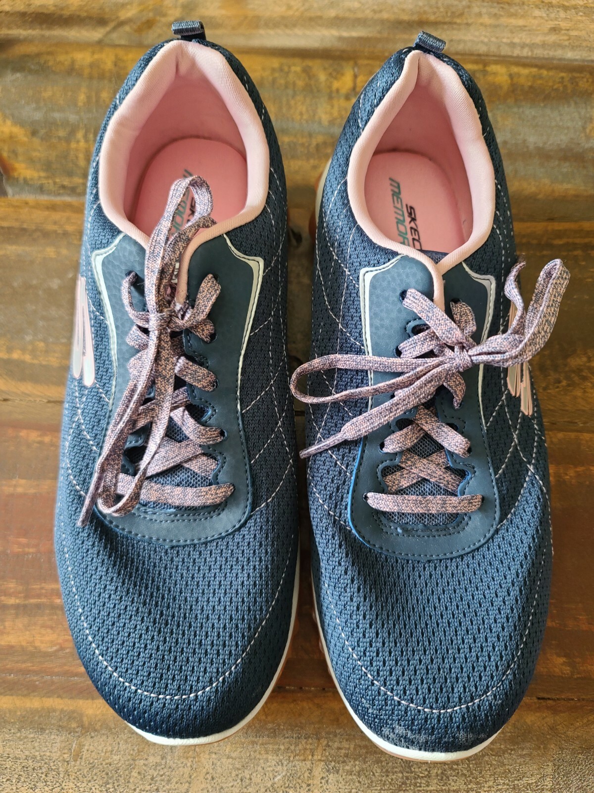 Skechers SKECHAIR Women’s Tennis Shoes, Navy Blue / … Gem