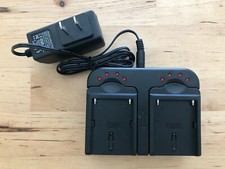 Dual Charger for Sony Camera F550 FM50 Batteries Centegix