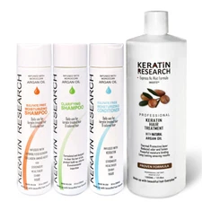 Brazilian complex hair Keratin Treatment  Set 1000 ml  with Argan Oil 