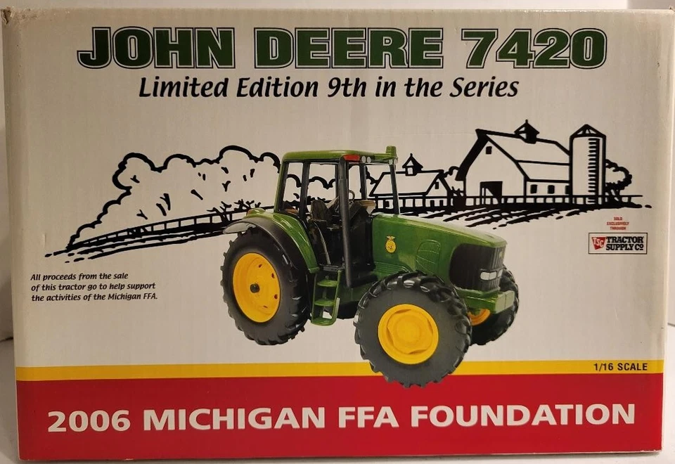 RC2 John Deere 7429 Ltd Ed. 9th In A Series 2006 Diecast Tractor Model (NIB) - Image 2 of 4