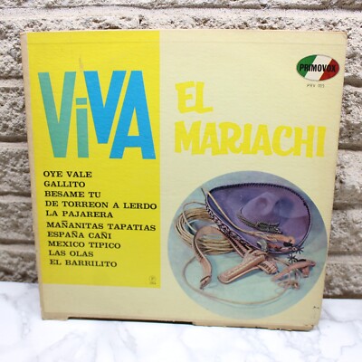 Viva El Mariachi Monumental de Silvestre Vargas Vinyl Record LP G+ Album