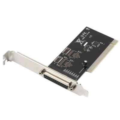 DB25 One Parallel Port LPT Printer to PCI Card Converter Adapter For Win7