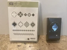 Stampin UP MOSAIC MADNESS Stamp Set & Punch Bundle (A)