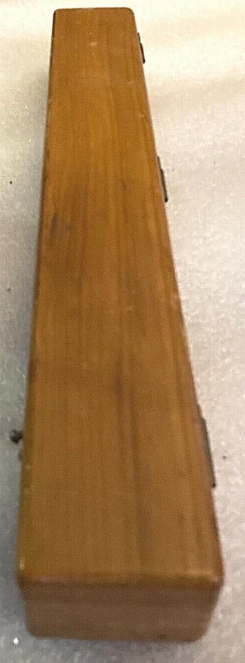 Caja de almacenamiento de agujas de tejer de madera vintage, 8 pares, 11 agujas individuales + más Foto 3 de 4