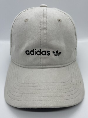 Adidas Classic Baseball Cap Hat Adult Adjustable Ivory Polyester Cotton 