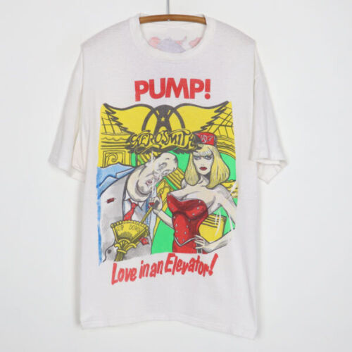 Retro 1990 Aerosmith Skid Row Tour Shirt, fabrycznie nowy t-shirt unisex TE1784 - Zdjęcie 1 z 3