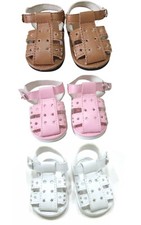 Brown Pink or White Fisherman Beach Sandals fit American Girl Size Doll