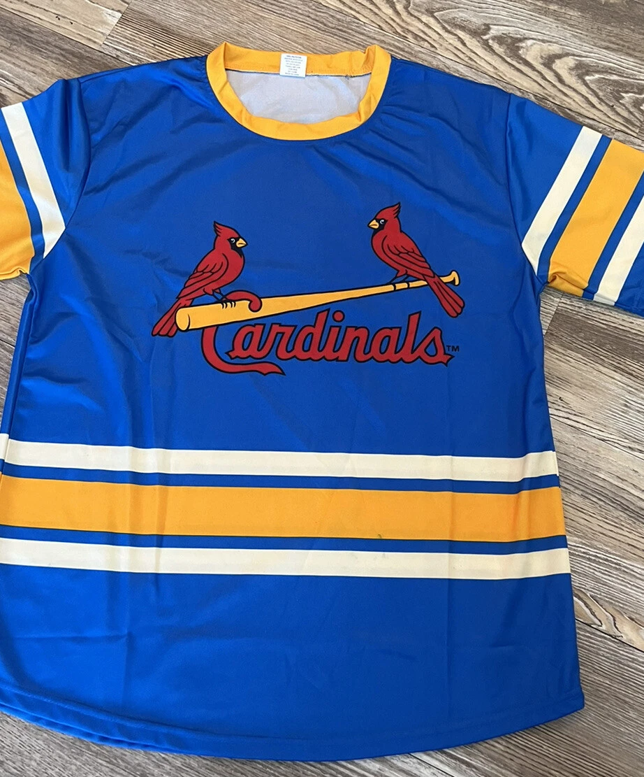 St. Louis Cardinals Size XL Hockey Jersey “Blues”