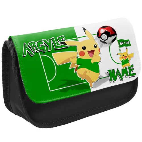 Football Pencil Case Pokemon School Stationary Bag Boys Kids Personalised Gift - Picture 50 of 67