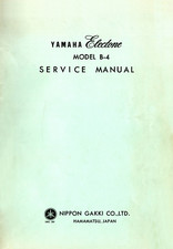 Yamaha B4 Service Manual repair - schematic diagrams - schematic - schematic B-4