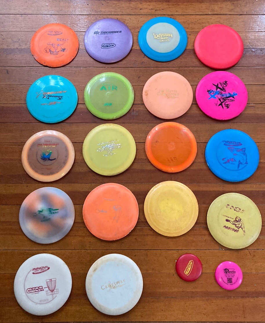 Huge Lot of 18 Disc Golf Discs eBay