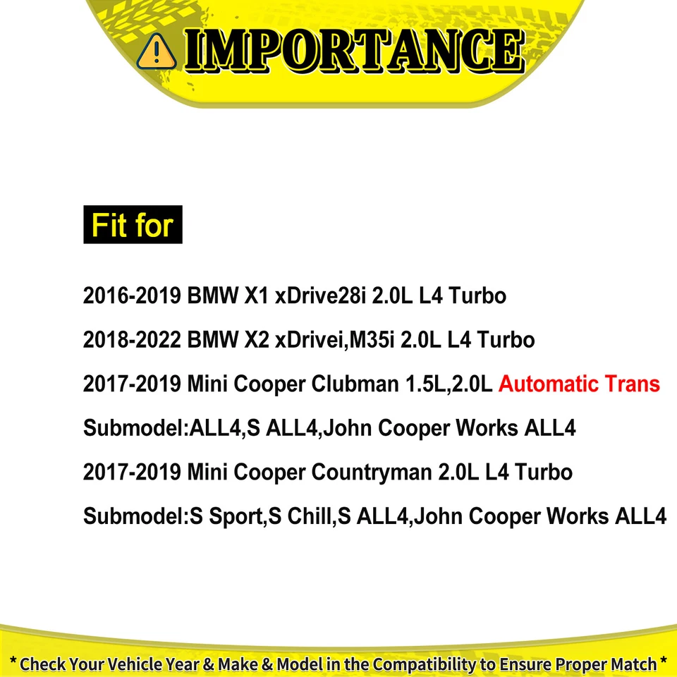 Conjunto de eje articulado eje CV delantero derecho para BMW X1 2016-2019 2018-2022 X2 Foto 2 de 4