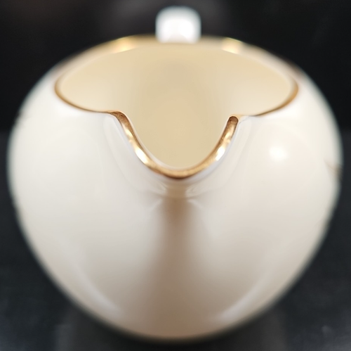 3 Pc Lenox Wheat Cream Sugar Lid Set Vintage Elegant Floral Gold Serving USA Lot - Picture 13 of 24