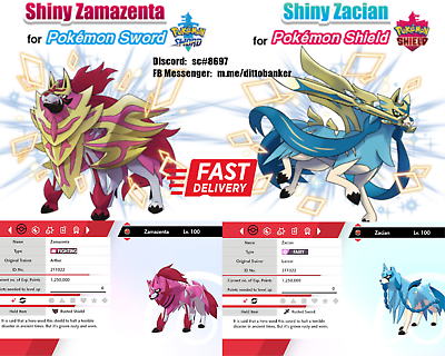 Pokémon Legality on X: [VG] Shiny Zacian and Shiny Zamazenta are now  available Zacian:  Zamazenta:    / X