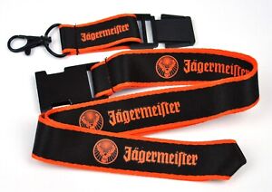 Jägermeister Schlüsselband schwarz/orange NEU OVP
