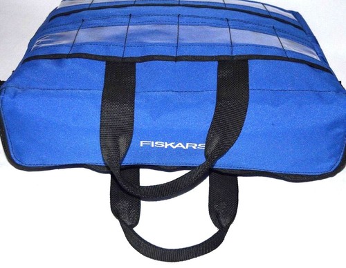 Fiskars Scrap Book Craft Bag Case Album Tool Tote Large Creative Organizer Blue - Picture 3 of 6
