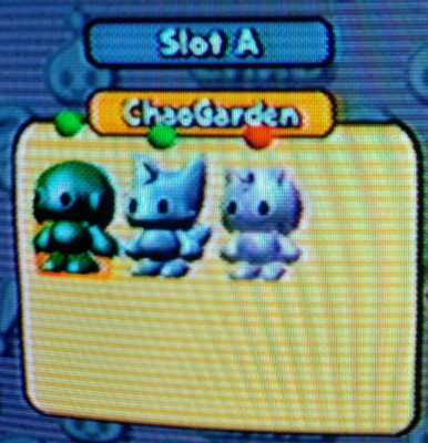 Sonic Adventure 2 Battle Chao Garden Special Knuckles Tails Amy Card Gamecube AR