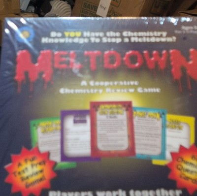 Elementary Fun Games Meltdown Cooperative Chemistry Board Game, Ages 14+, 1-5
