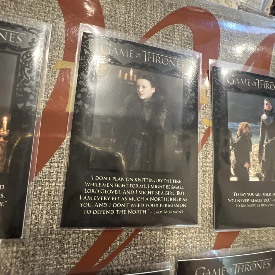 2018 Rittenhouse Game of Thrones Season 7 QUOTABLE 9-card Set (Q61-Q69) HBO - Image 4 of 4