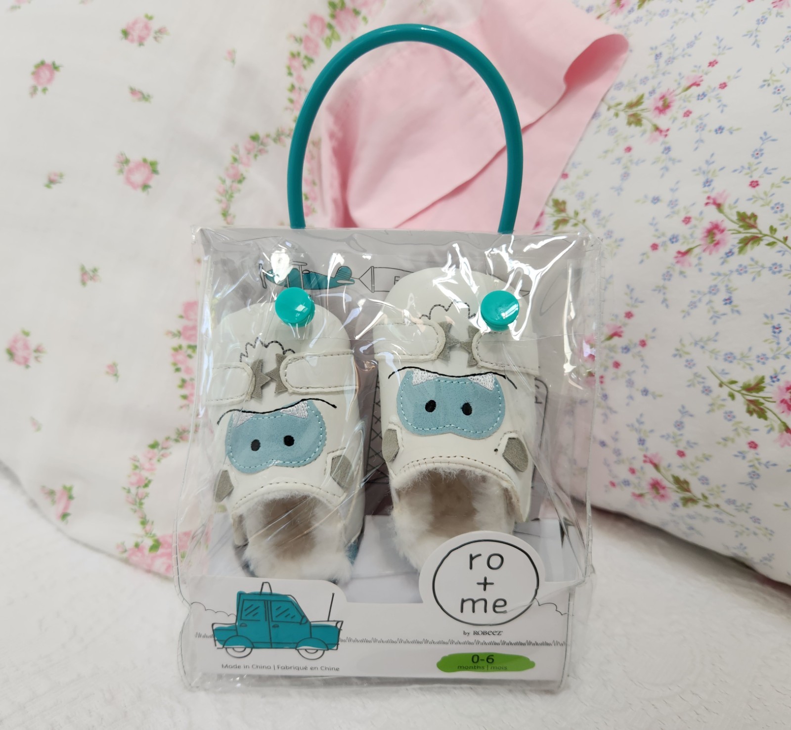 SAOLA NUOVA SCARPA BAMBINO ROBEEZ RO + ME 0 6 MESI YETI SUOLA MORBIDA