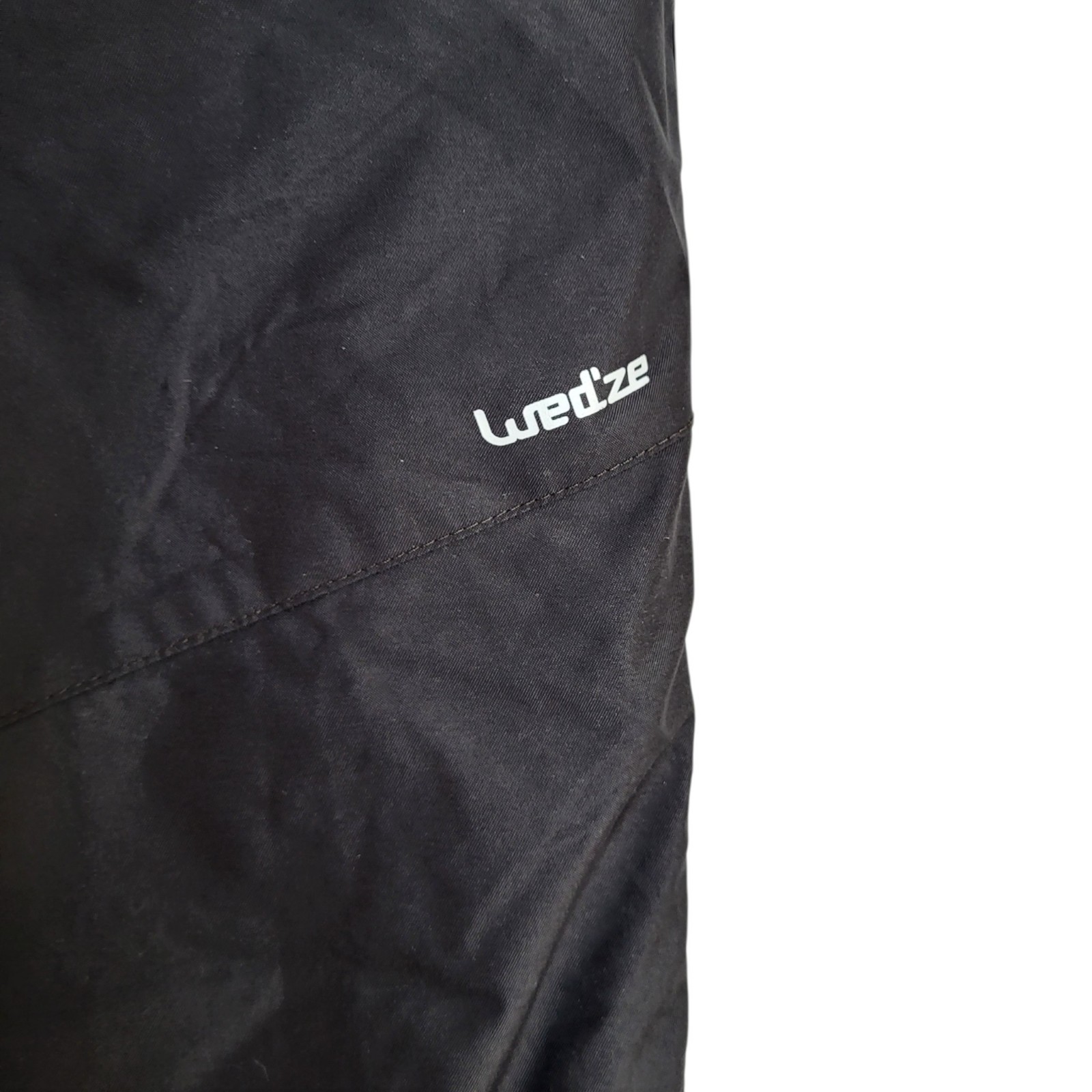 Wedze Decathalon Black Ski / Snow Pants Trousers Boy's Age 11-12 W28 L28 N810 image 3