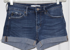 Women's Shorts KanCan Cuffed Denim Jean Shorts Size 27