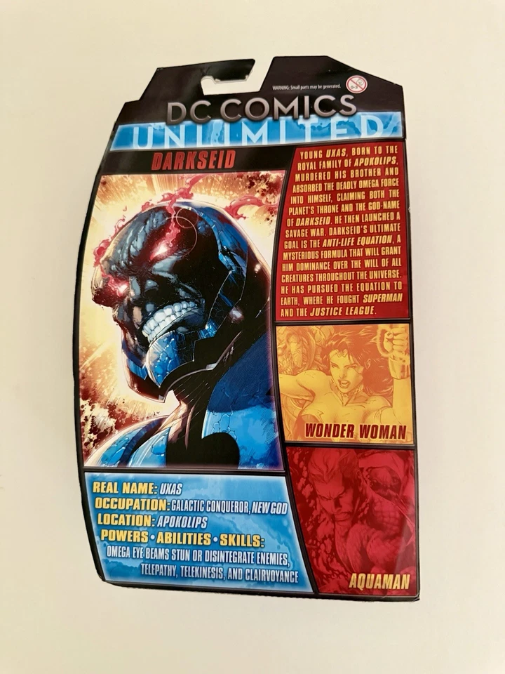 Figura de acción Darkseid de DC Comics Unlimited Series 3 Mattel 2013 Foto 2 de 4