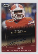 2015 Sage Hit Auto Red Quinton Dunbar #A101 Auto 5fo