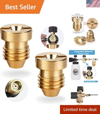 #ad #ad High Quality 1.1mm Brass Pressure Washer Foam Tips Thick Foam Generation $15.99