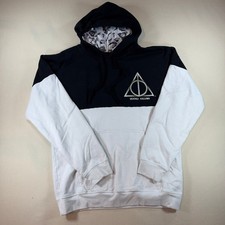 Universal Studios Harry Potter Deathly Hallows Colorblock Hoodie Medium Unisex