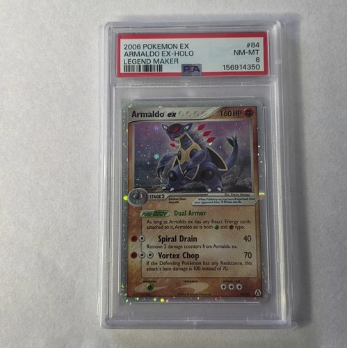 Armaldo ex 84/92 - EX Legend Maker - Holo - PSA 8 - English Pokemon TCG