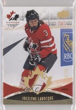2016 Team Canada Juniors Women's Gold Spectrum /25 Jocelyne Larocque Patch ry2