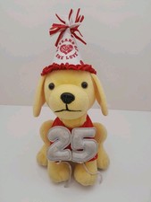 Raising Cane s 25th Birthday Cane Plush Puppy Dog 2022 10" Stuffed Animal