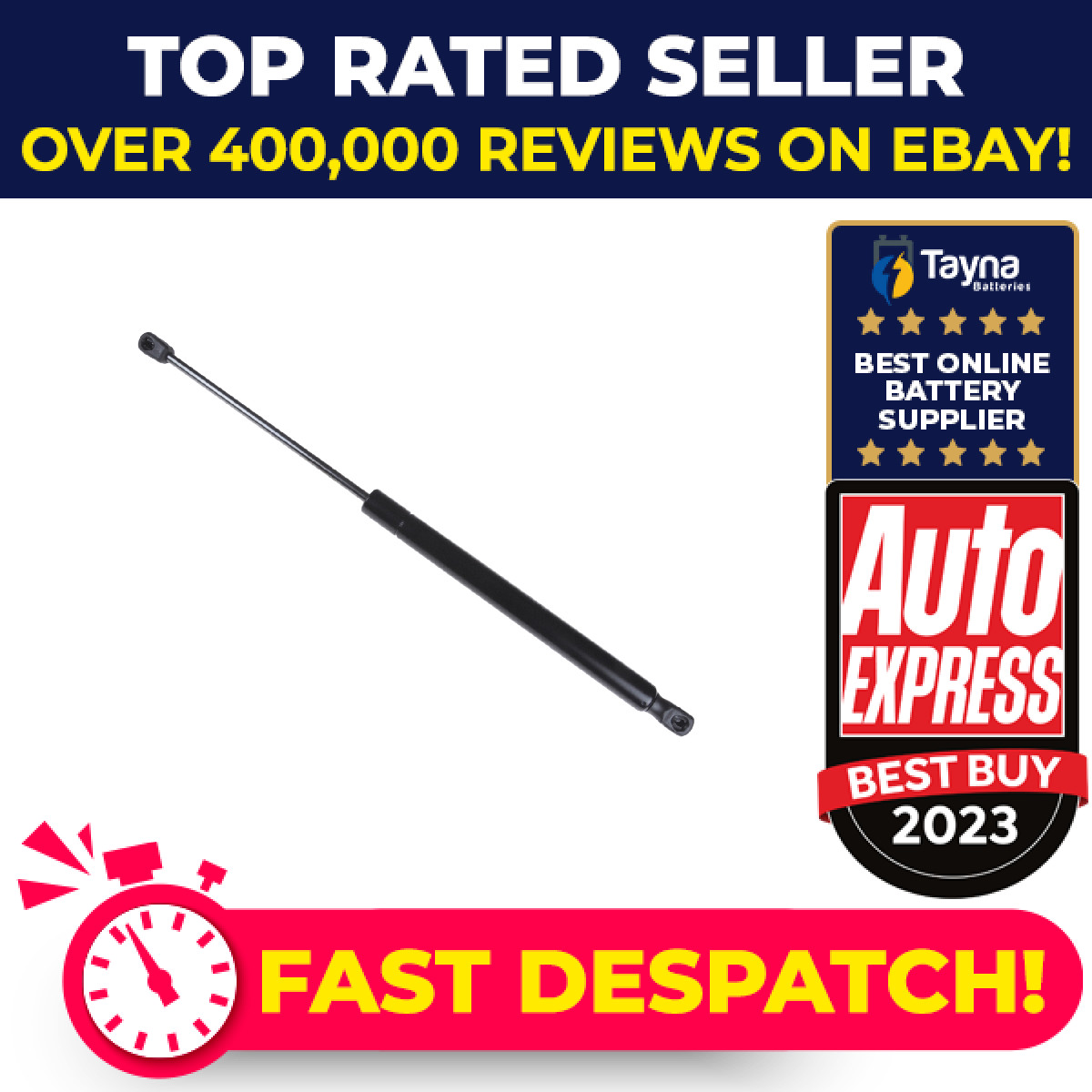 Boot Gas Strut fits DODGE JOURNEY 2.0D 2008 on Spring Lift Tailgate Rear Quality