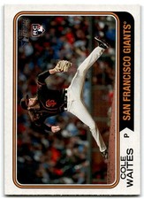 2023 Topps Heritage Cole Waites Rookie San Francisco Giants #258