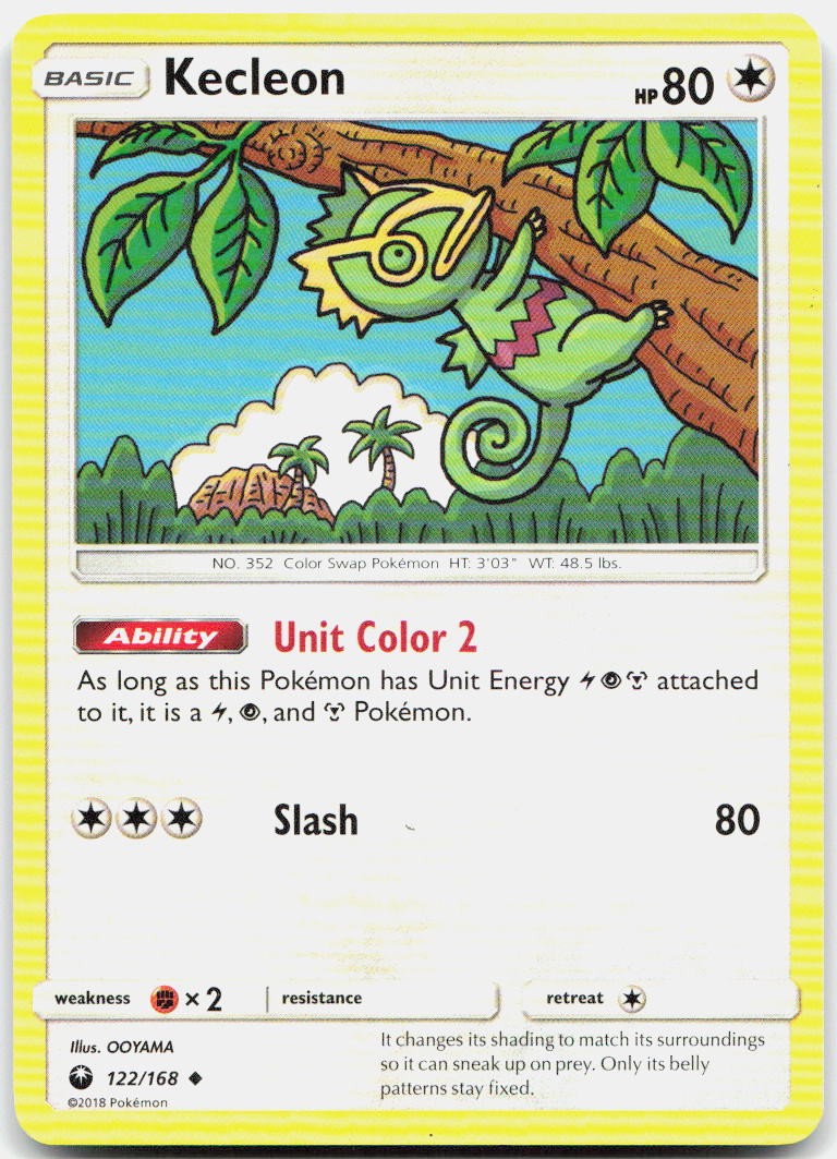 Kecleon 122/168 Uncommon Celestial Storm Pokemon NM/LP