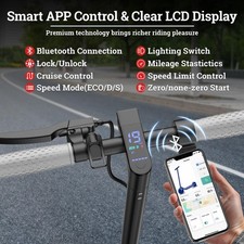 LADPED Electric Scooter with Seat for Adults 31KM/H Folding Commuter E-Scooter 3