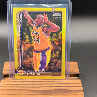 2026 Topps Chrome Shaquille O'Neal Los Angeles Lakers #142 Serial #158/275