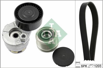 Schaeffler INA Keilrippenriemensatz 529 0009 20 für RENAULT KANGOO 2 KW0 FW0 3 4