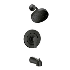MOEN Rinza 82628BL One-Handle Bathtub and shower Faucet in Matte Black Valve