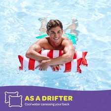 Pool Floats for Adults Multi-Purpose Hammock Pool Float: Saddle, Lounge Chair, H