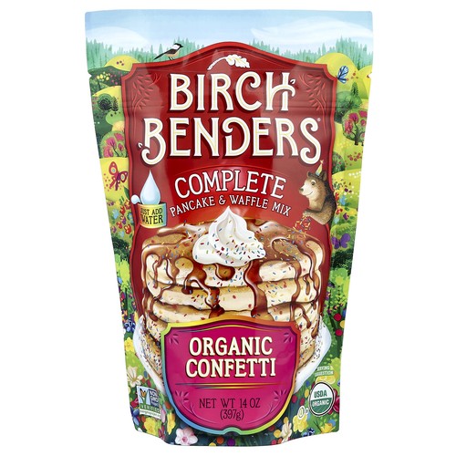 Complete Pancake & Waffle Mix, Organic Confetti, 14 oz (397 g)