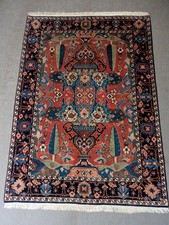 Bakhtiar Rug 100% Wool Hand Knotted Urn Motifs And Floral Border