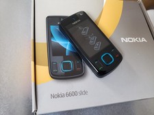 Nokia 6600 Slide (Unlocked) Mobile Phone Black Blue Excellent Condition