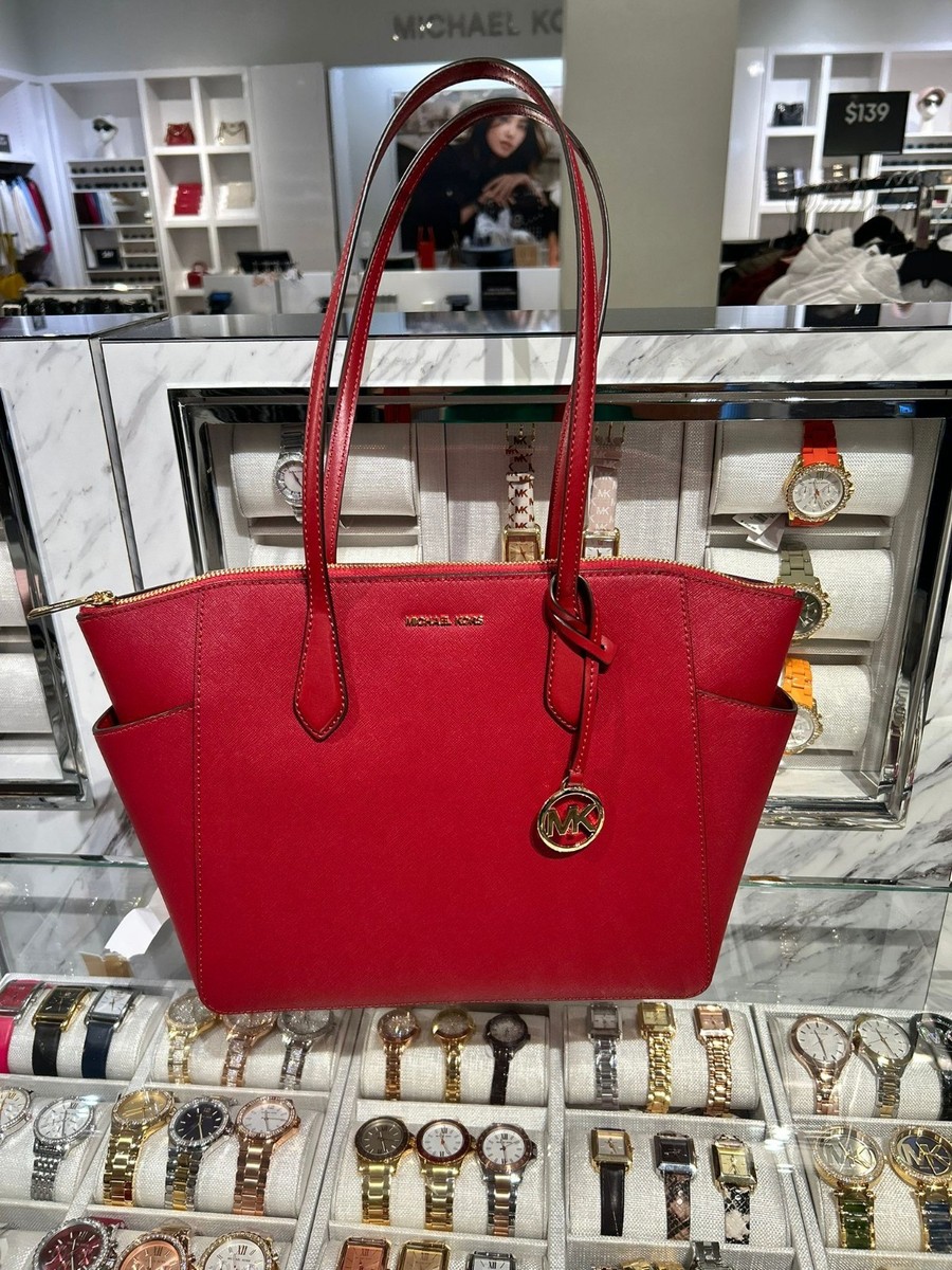 Michael Kors Marilyn Medium Tote Bag Women Saffiano Leather