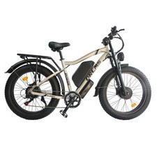 52V 25Ah Electric Bicycle 3000W Dual Motor E-Bike 34MPH adults 24" Fat Tyre US