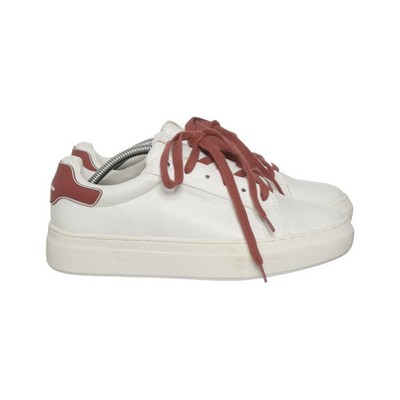 Björn Borg, Sneaker, Größe: 39, Leder, Weiß/Rot, Damen #NeM