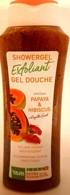 GEL DOUCHE EXFOLIANT GOMMANT ULTRA ÉCLAIRCISSANT PAPAYE HIBISCUS 500 Ml - Photo 1/2