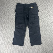 Apache Holster Work Trousers Black Cordura Material Pockets Cargo W38 L29 BNWT