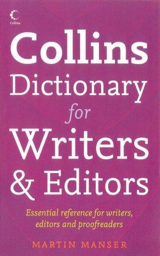 Collins Dictionary for Writers and Editors - Manser, Martin